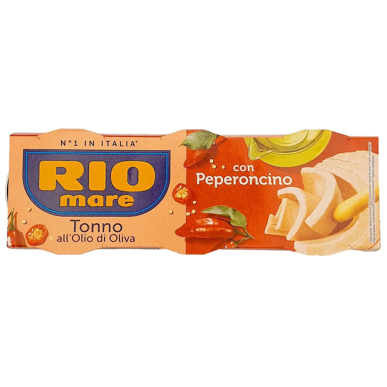 RIO MARE TUNA GR 65 x 3 IN OLIVE OIL IN TIN ITALIAN CHILLI X 32