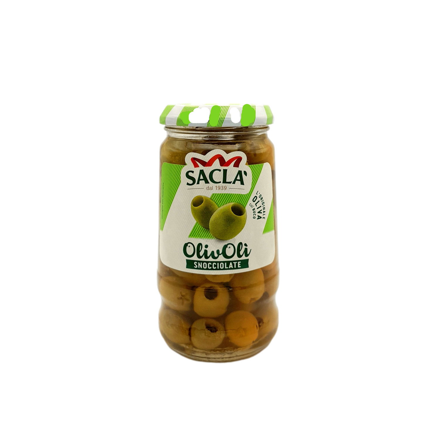 SACLA GR 314 OLIVES WITH NO PITS OLIVOLI X 12