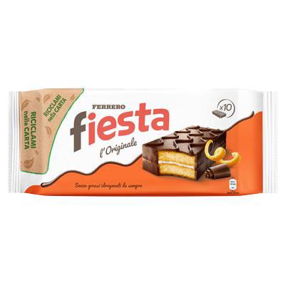 KINDER FERRERO FIESTA T 10 SNACK GR 360 X 14