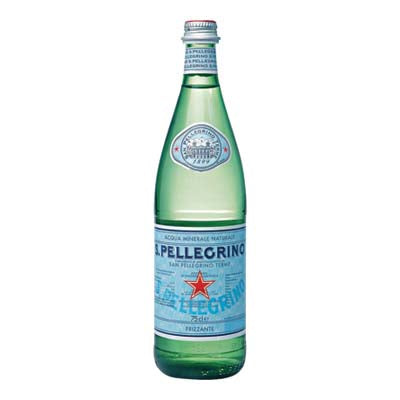 SAN PELLEGRINO MINERAL SPARKLING WATER CL 75 IN GLASS BOTTLE X 12