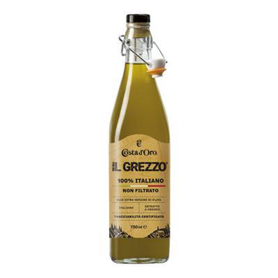COSTA D'ORO EXTRA VIRGIN RAW OLIVE OIL CL 75 X 12
