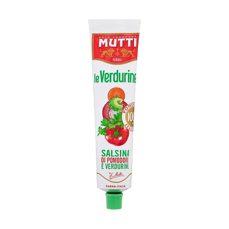 MUTTI DOUBLE PUREE TOMATO CONCENTRATE ML 130 IN TUBE WITH VEGETABLES X 24