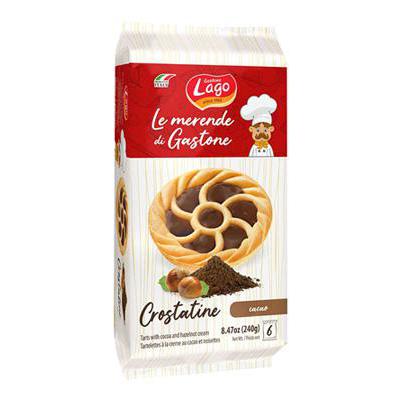 LAGO CAKES CROSTATINE GR 40 X 6 COCOA X 20