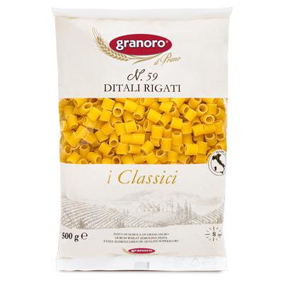 GRANORO PASTA GR 500 DITALI RIGATI N 59 X 24