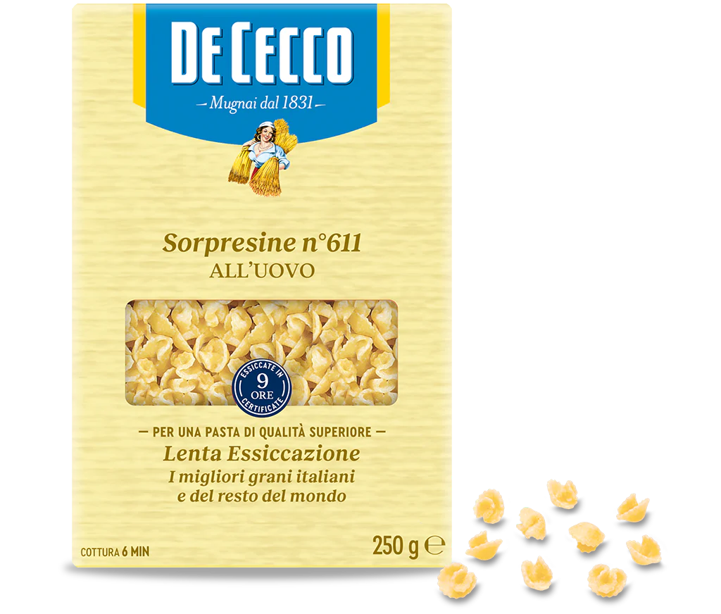 DE CECCO SMALL EGG PASTA GR 250 SORPRESINE N 611 X 24