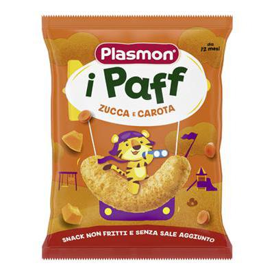 PLASMON BABY FOOD I PAFF PUMPKINS AND CARROTS GR 15 X 5