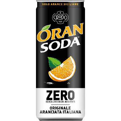 ORANSODA CL 33 CAN ZERO SUGAR X 24