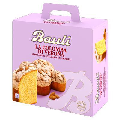 BAULI EASTER CAKE COLOMBA VERONA KG.1 NO CANDIED FRUITS X 12