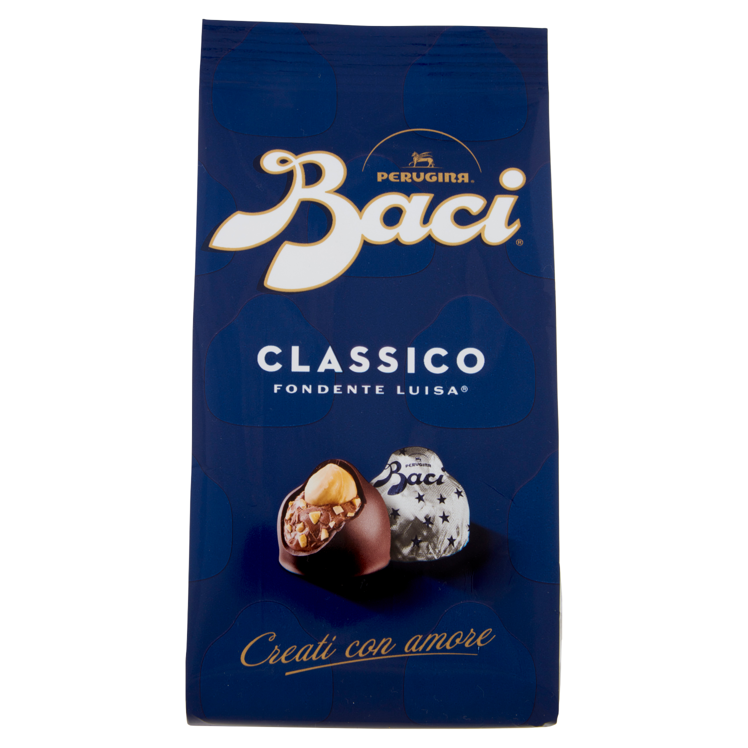 PERUGINA BACI BACIO BAG X 10 PCS GR 125 DARK CLASSIC CHOCOLATE X 12