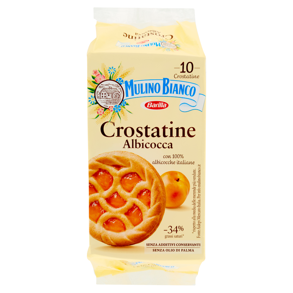 MULINO BIANCO SNACK CROSTATINE X 10 APRICOT X 12