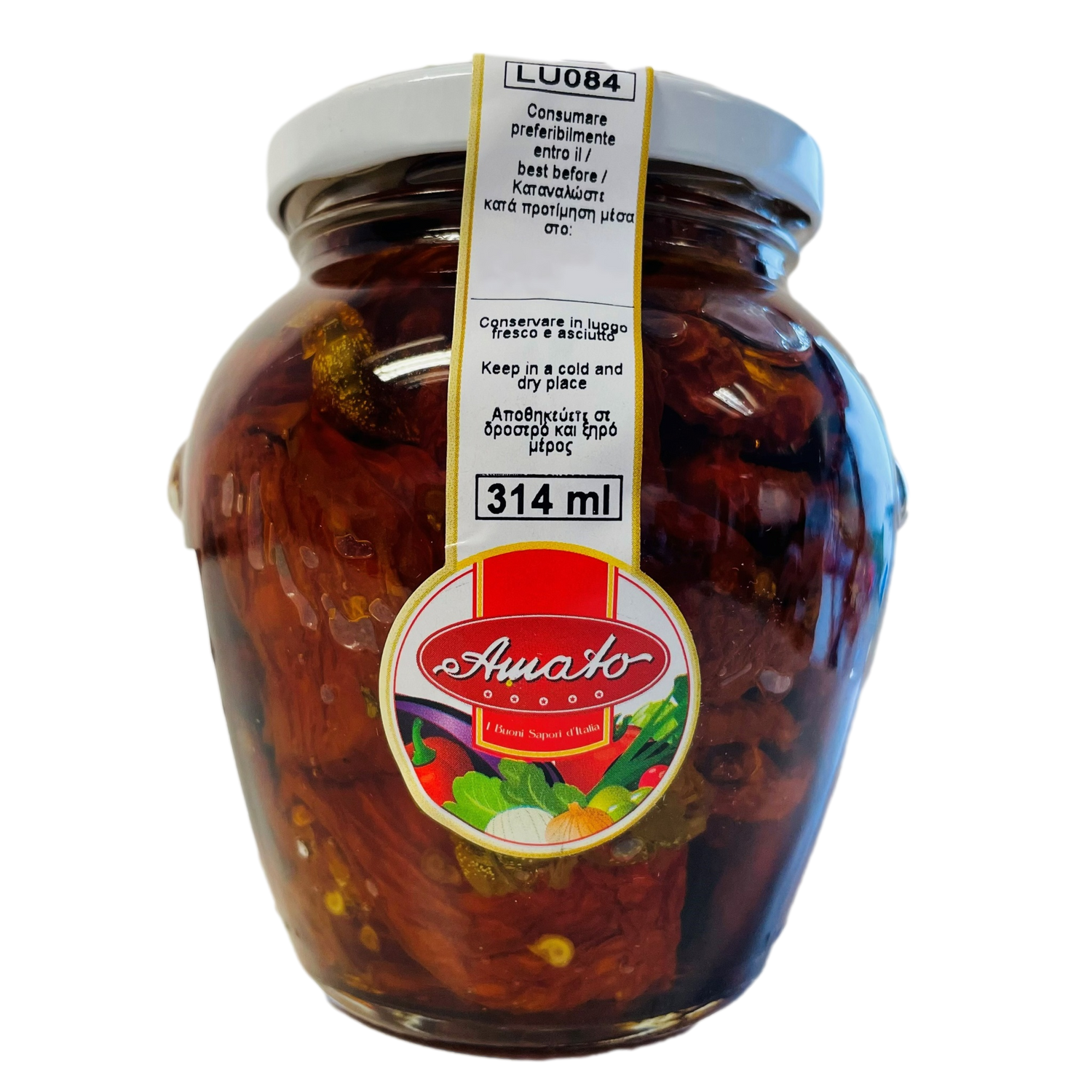 AMATO ML 314 DRY TOMATOES IN OIL X 12