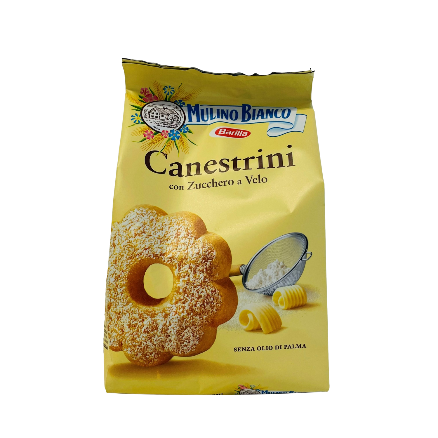 MULINO BIANCO PASTRY FOOD GR 200 CANESTRINII WITH ICING SUGAR X 10