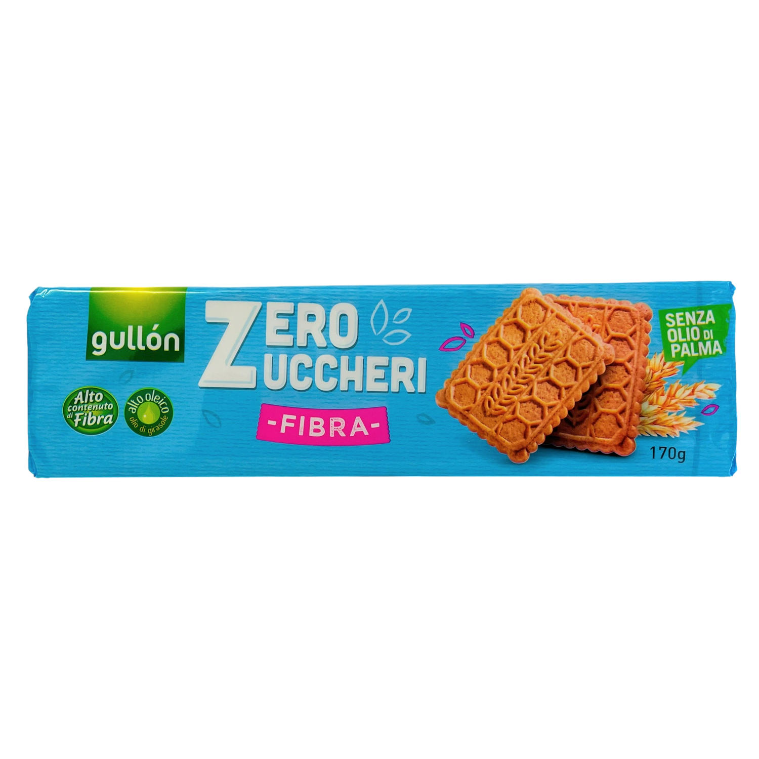 GULLON COOKES GR 170 SUGAR FREE FIBRE X 16