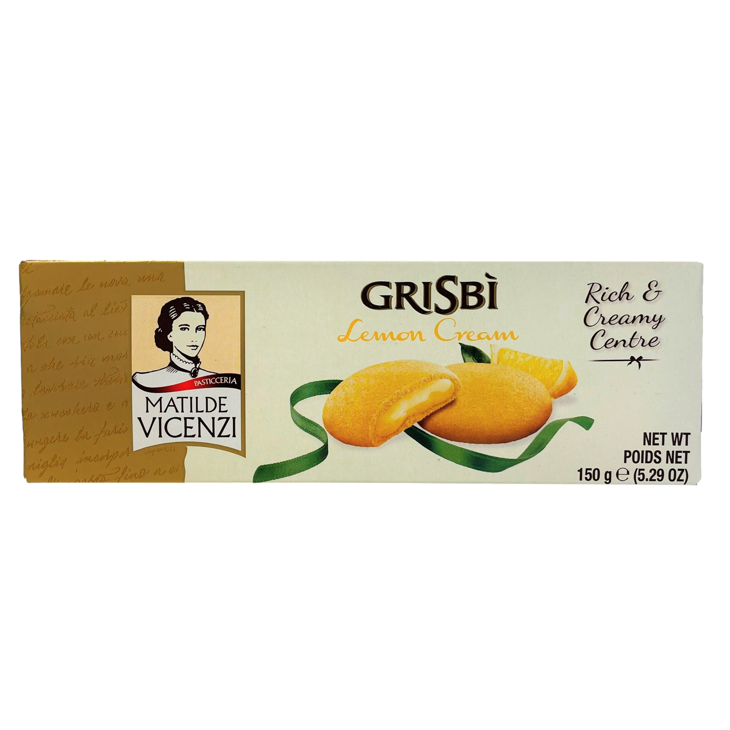 GRISBI COOKIES GR 135 CLASSIC CREAM / LIMONE X 12