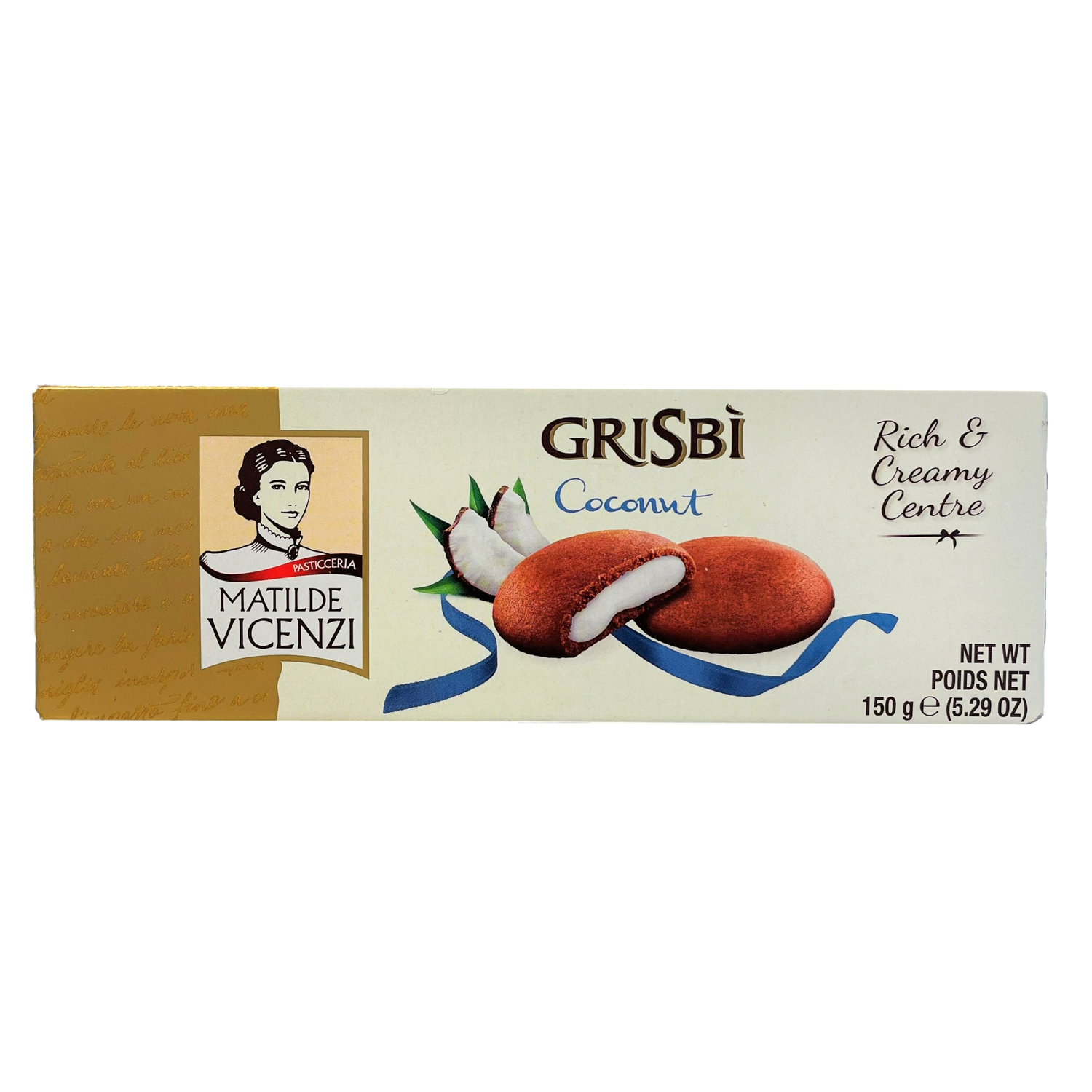GRISBI COOKIES GR 135 COCONUT X 12