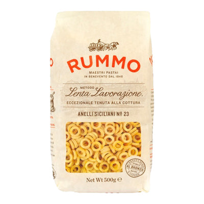 RUMMO PASTA GR 500 ANELLI SICILIANI N 23 X 16