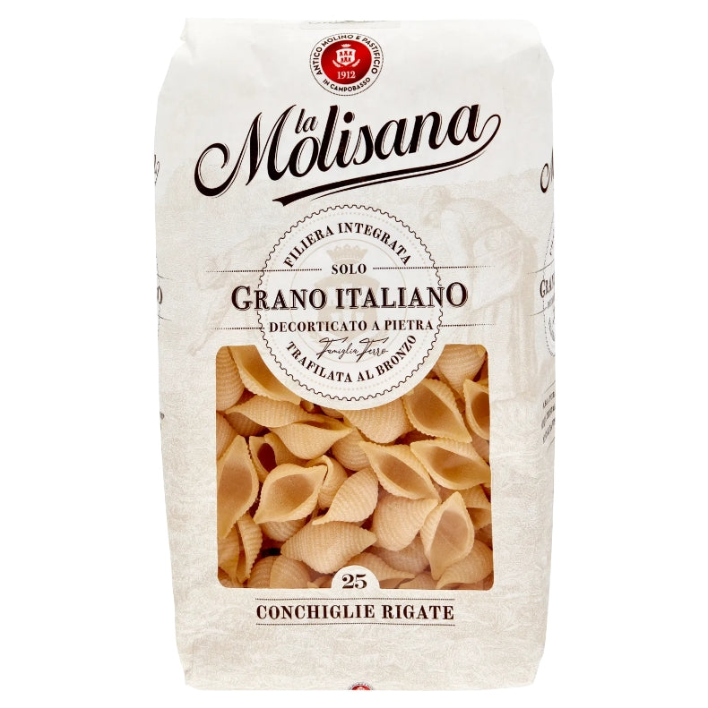 LA MOLISANA PASTA GR 500 CONCHIGLIE RIGATE N 25 X 24