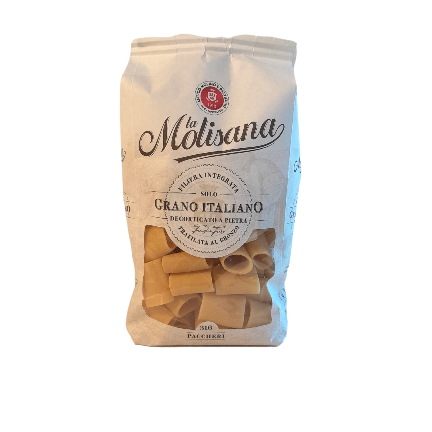 LA MOLISANA PASTA GR 500 SPECIALITY PACCHERI N 316 X 12
