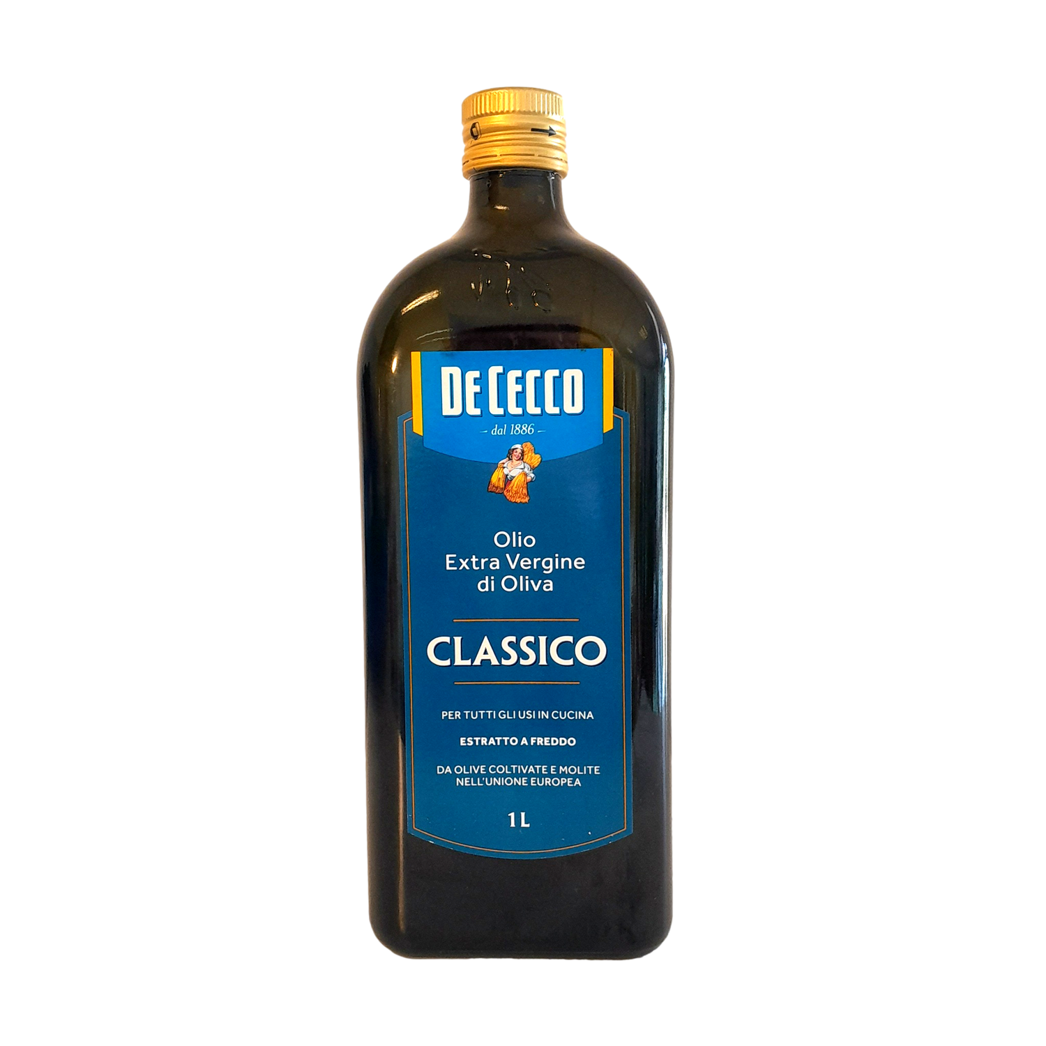 DE CECCO EXTRA VIRGIN OLIVE OIL LT 1 X 12