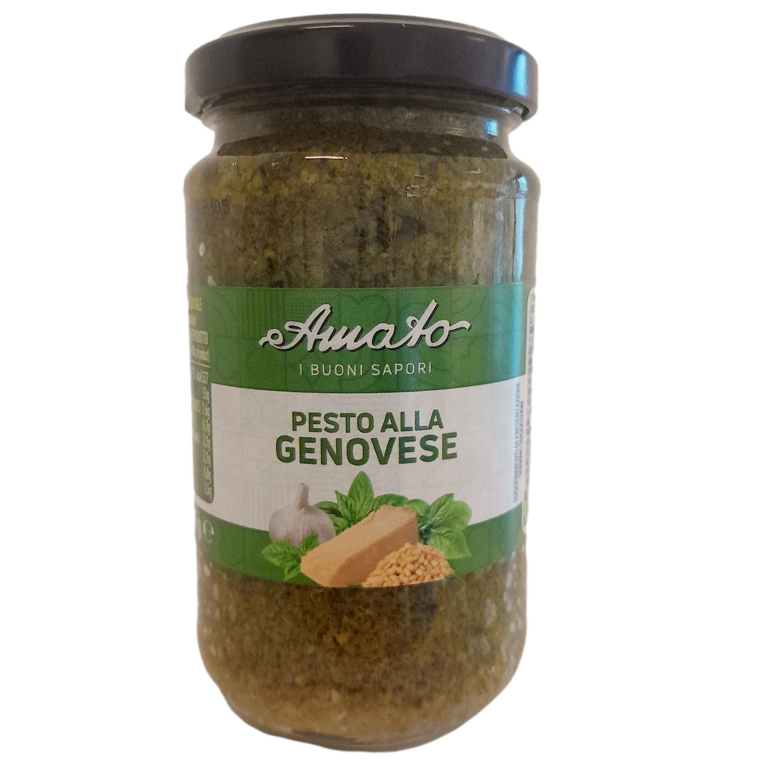 AMATO SAUCE GR 190 GENOVESE PESTO BUONI SAPORI X 12
