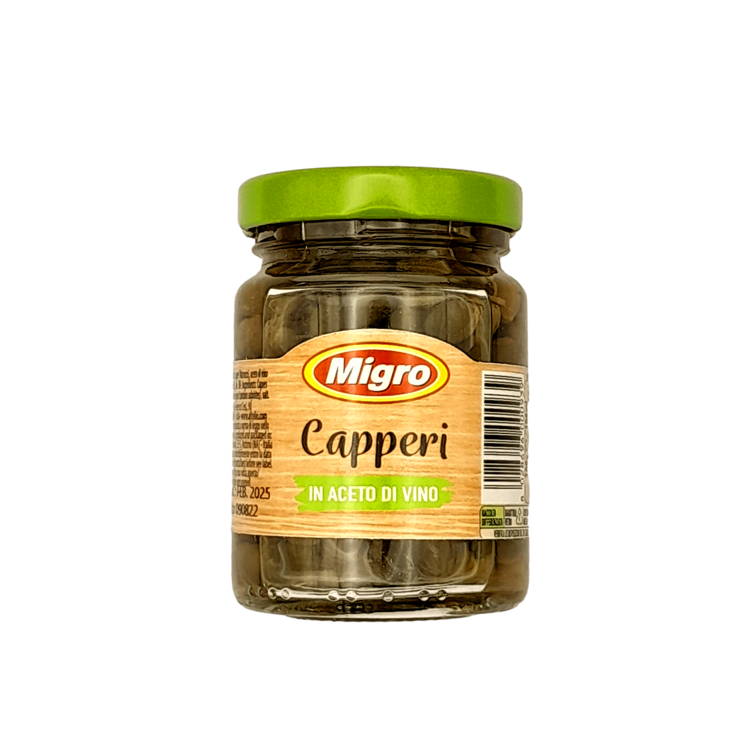MIGRO PRESERVES GR 100 CAPERS IN BRINE X 24