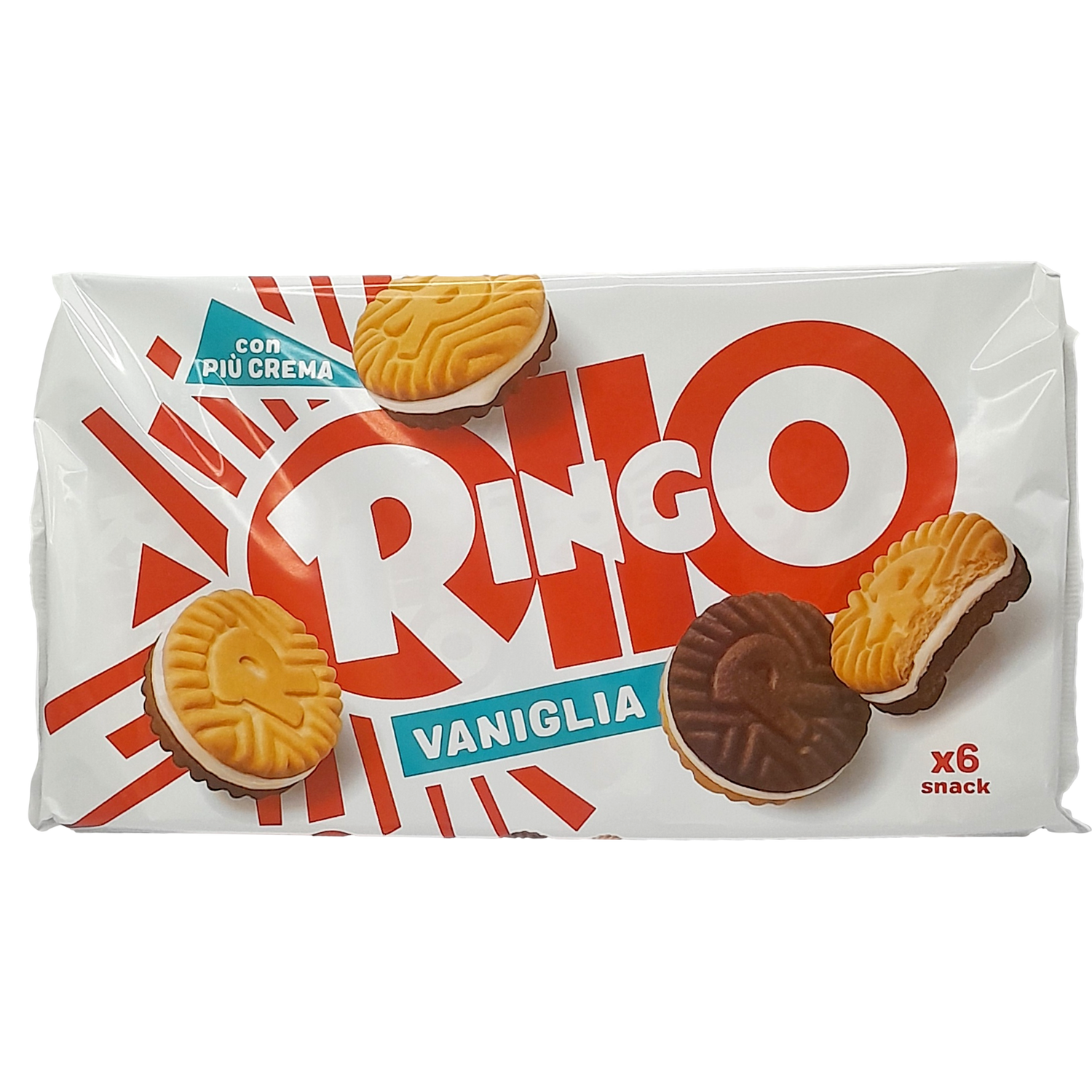 RINGO COOKIES GR 330 VANILLA FAMILY FAMIGLIA X 12