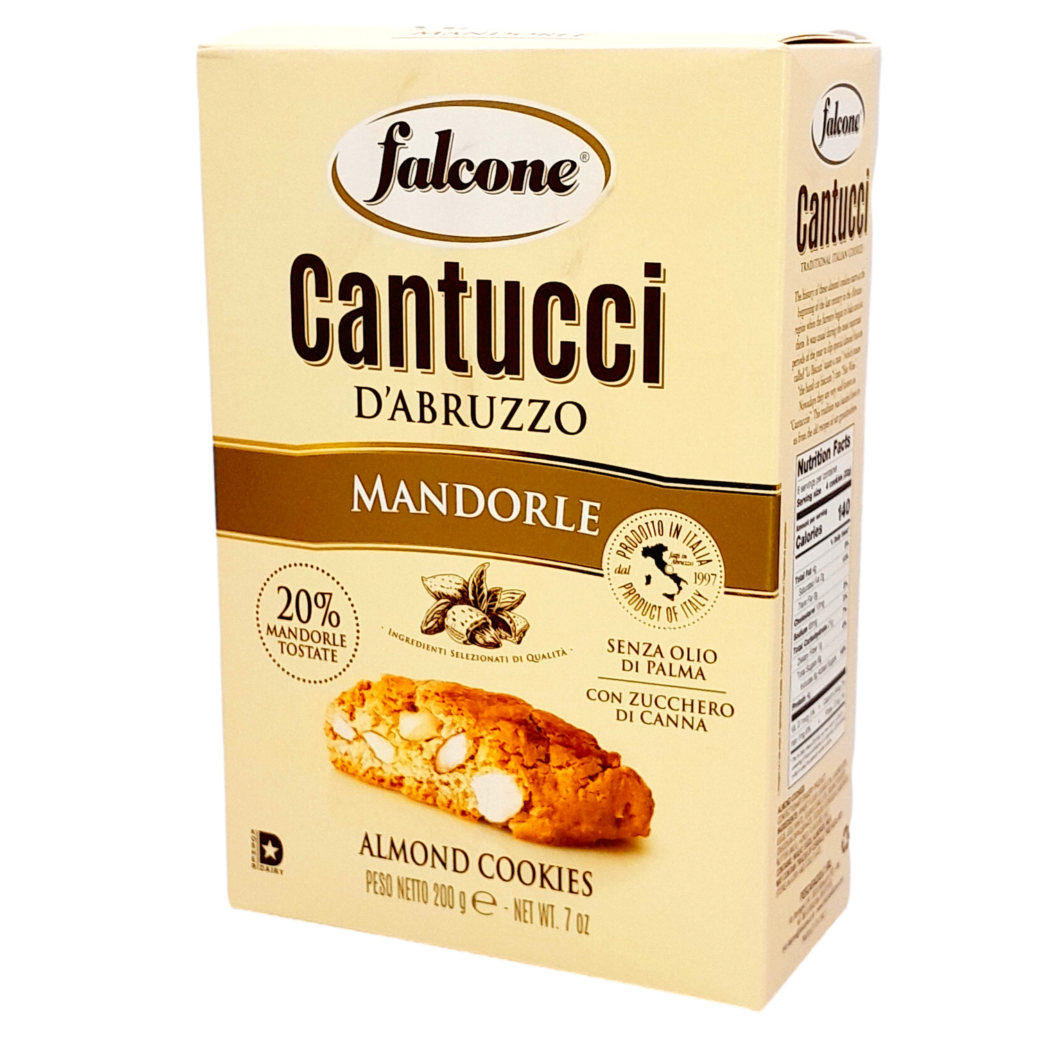 FALCONE CANTUCCI PASTRY GR 200 ALMONDS X 12