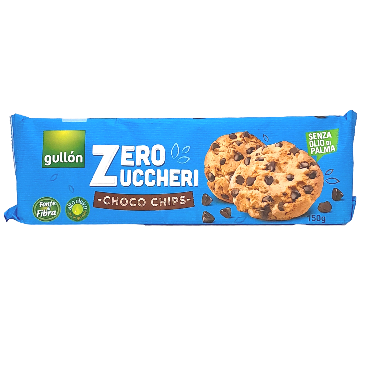 GULLON COOKES GR 150 CHOCO CHIP SUGAR FREE x 12