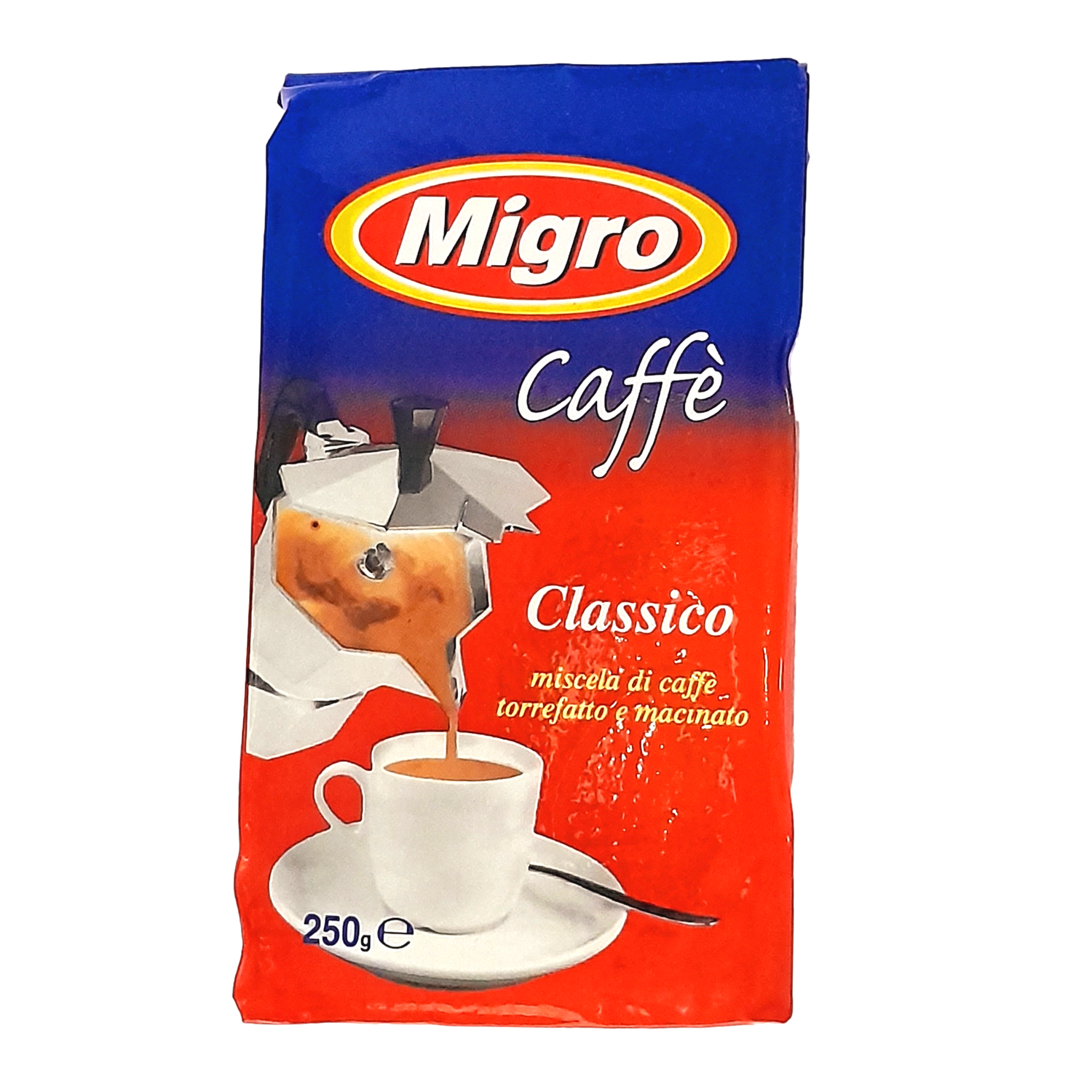 MIGRO GROUND COFFEE GR 250 BLUE PACK X 20