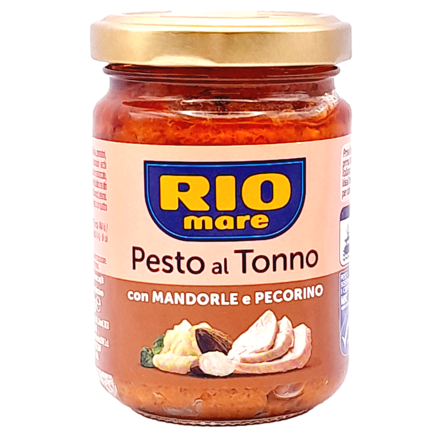 RIO MARE SAUCE GR 130 PESTO TUNA ALMONDS AND PECORINO CHEESE X 12