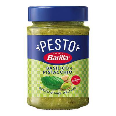 BARILLA SAUCE GR 190 BASIL AND PISTACHIO PESTO X 12