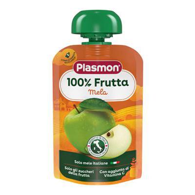 PLASMON BABY FOOD POUCH GR 100 APPLE X 6
