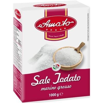 AMATO IODIUM COOKING SALT KG 1 GROSSO X 12