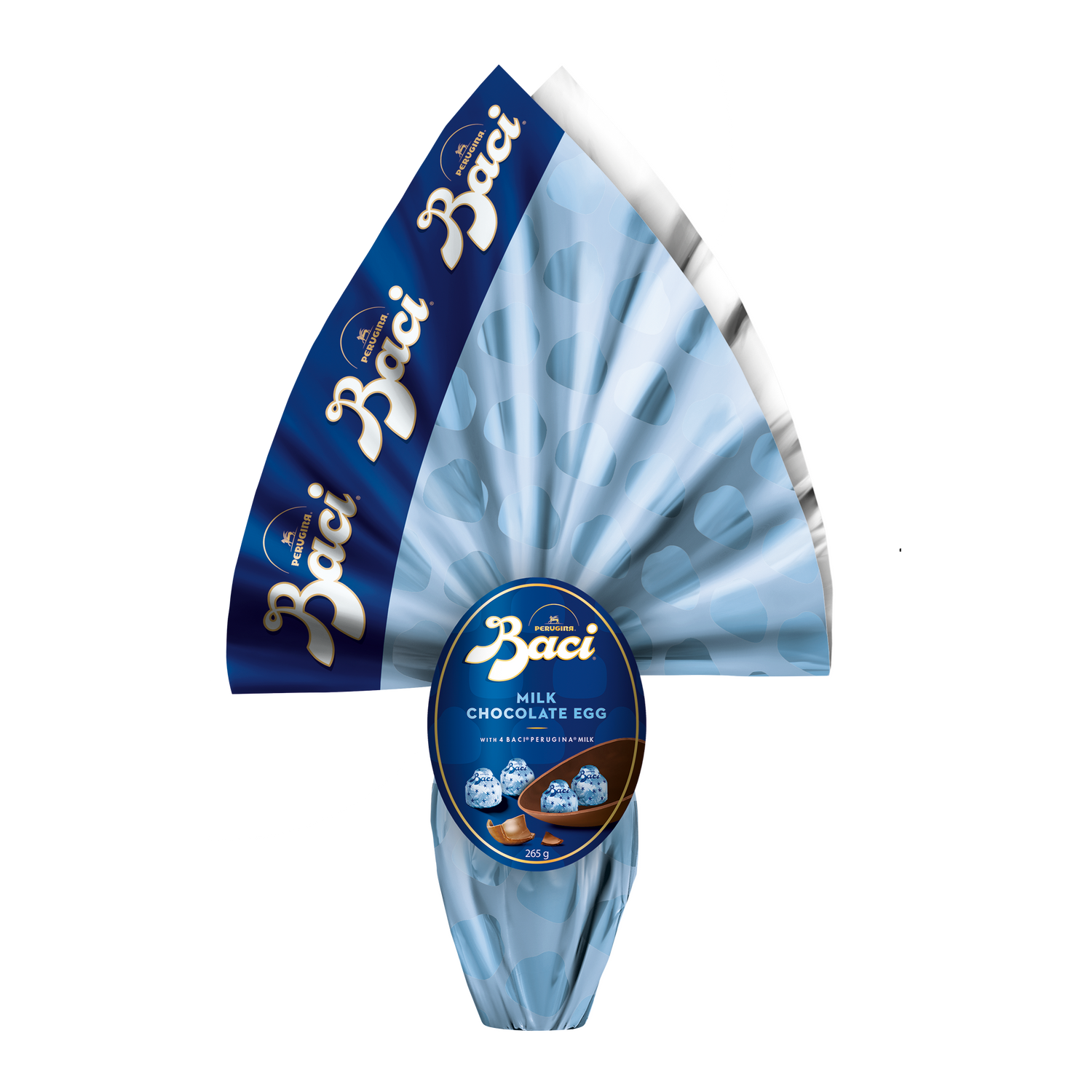 PERUGINA EASTER EGG GR 265 BACI MILK UOVO X 12