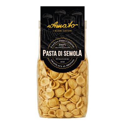 AMATO PASTA GR 500 ORECCHIETTE BRONZE-DIE CUT BUONI SAPORI QUALITY X 10