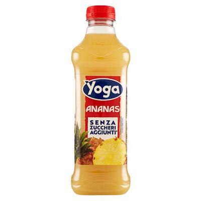 YOGA FRUIT JUICE LT 1 NO ADDED SUGAR PINEAPPLE ANANAS X 6
