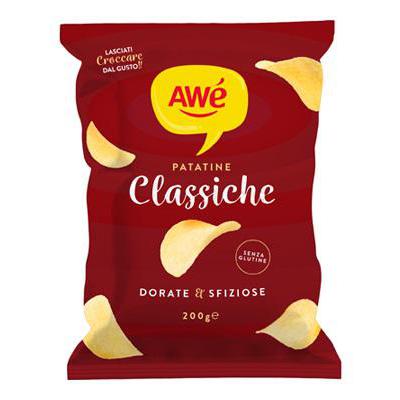 AWE POTATO CHIPS CRISPS GR 200 X 18