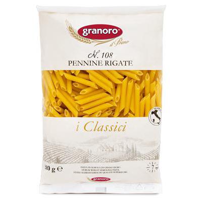GRANORO PASTA GR 500 PENNINE RIGATE N 108 X 24