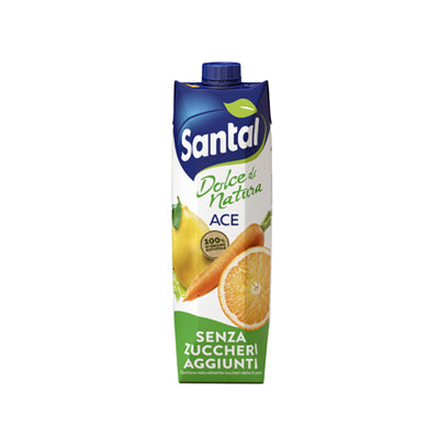 SANTAL FRUIT JUICE LT 1 ACE NO ADDED SUGARS X 12