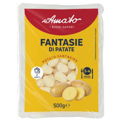 AMATO PASTA POTATOES' CHICCHE GR 500 BUONI SAPORI QUALITY X 12