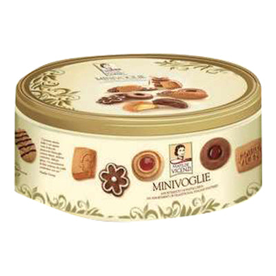 VICENZI COOKIES GR 500 IN TIN BISCOTTIERA LATTA X 12