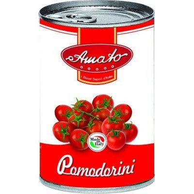 AMATO CHERRY TOMATOES GR 400 IN TIN X 24