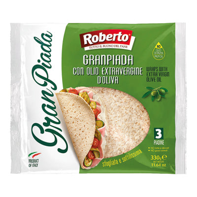 ROBERTO GRANPIADA PIADINA OLIO OLIVA GR.330 X 10