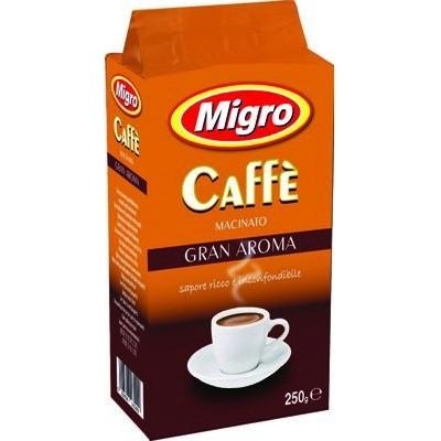 MIGRO GROUND COFFEE GR 250 GRAN AROMA X 20
