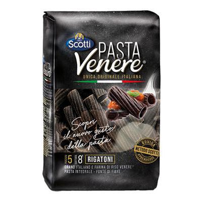 SCOTTI PASTA GR 400 RIGATONI WITH WHOLE WHEAT AND VENERE RICE X 10