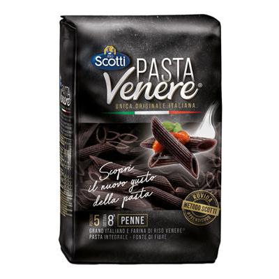 SCOTTI PASTA GR 400 PENNE WITH WHOLE WHEAT AND VENERE RICE X 12