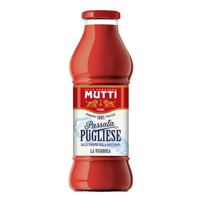 MUTTI GR 400 PASSATA TOMATO PUREE PUGLIESE X 12