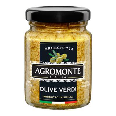 AGROMONTE PATE GR 100 GREEN OLIVES X 12