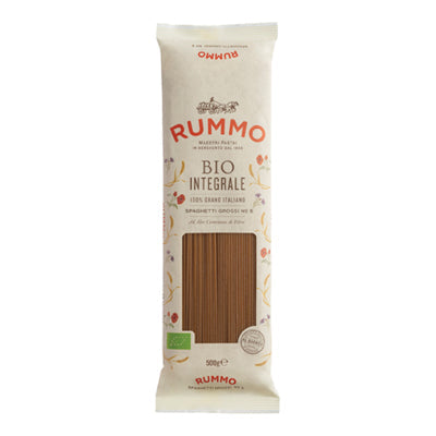 RUMMO PASTA GR 500 WHOLE WHEAT ORGANIC SPAGHETTI GROSSI N 5 X 24