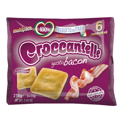EUROSNACK CROCCANTELLE MULTIPACK GR 180 BACON X 8